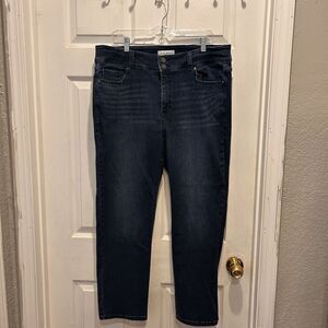 Lane Bryant Jeans Womens 18S Tighter Tummy Fit Straight High Rise Denim Petite‎